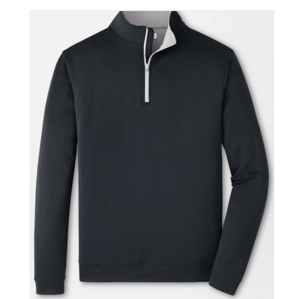 Peter Millar Crown Sport Perth Performance Pullover 1/4 Zip Black NEW Size 3XL